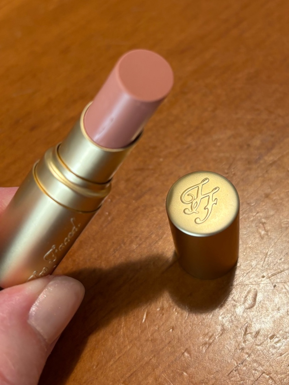 Too Faced La Creme Color Drenched Lip Cream Lipstick Naked Dolly - Picture 5 of 10